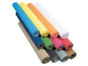 Carton ondule clairefontaine fine cannelure 50x70cm 300g   coloris kraft 1 feuille — Non classé