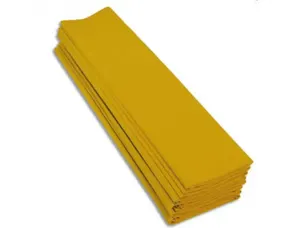 Papier crepon clairefontaine standard 0,5x2m crepage 40%   coloris jaune citron paquet   10 feuilles — Non classé