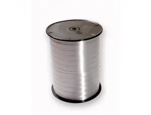 Clairefontaine Bolduc sur bobine, brillant, argent — Rubans cadeaux & accessoires