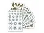 Clairefontaine Sticker "initial", 105 x 160 mm, or/argent — Fournitures — vue 2