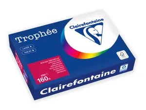 Clairefontaine Papier universel Trophée A4, rouge groseille — Papier copieur et imprimante