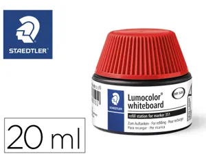 Flacon recharge staedtler lumocolor 351 de 20ml coloris rouge — Non classé