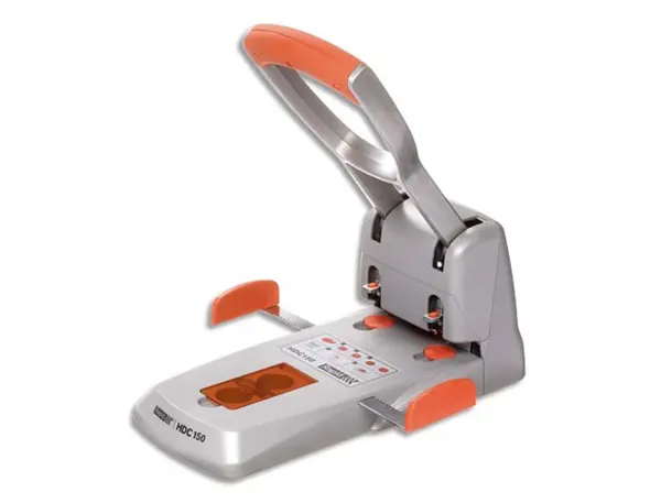 Perforateur rapid suprême hdc150 poignée caoutchouc guidage centrage automatique perforation 150f 192x204x387mm — Non classé
