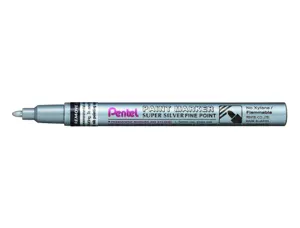 Marqueur pentel peinture paint marker multi-supports   pointe fine 2,9mm coloris     argent — Non classé