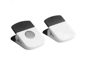 Pince magnetique wonday pour affichage 53x39mm coloris     noir et blanc — Non classé