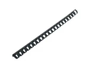 Peignes plastique gbc pour format a4 ï16mm 145 feuilles  coloris noir boite de 100     unites — Non classé