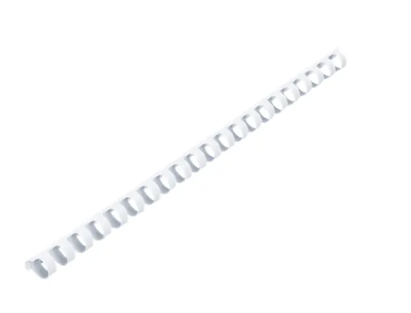 Peignes plastique gbc pour format a4 ï12mm 95 feuilles   coloris blanc boite de 100    unites — Non classé