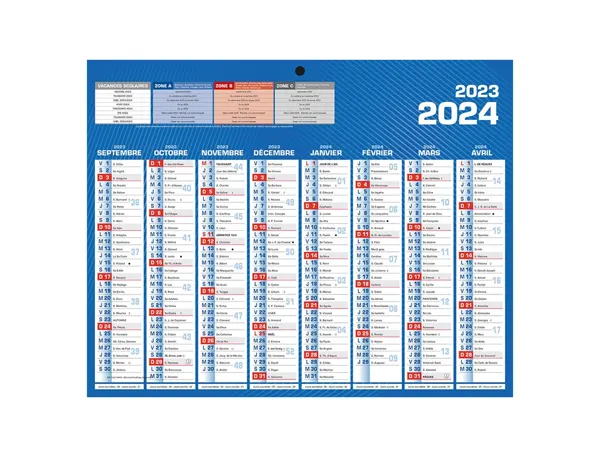 Calendrier bouchut petit format 21x26 cm septembre a   decembre — Non classé