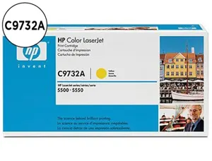 Toner laser original hp c9732a 12000 p jaune — Non classé