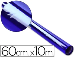 Papier cellophane liderpapel coloris bleu rouleau 0.60x10m — Non classé