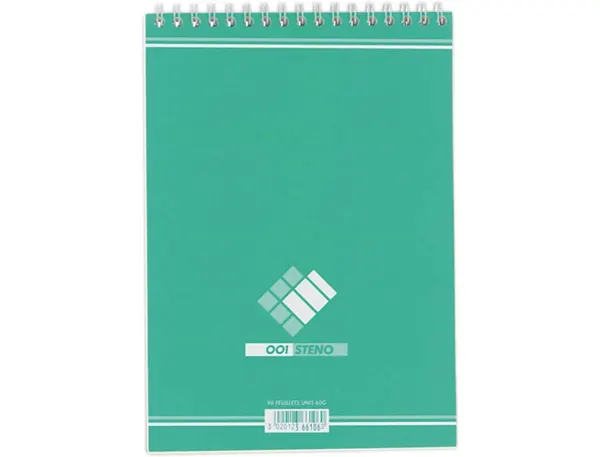 Bloc bureau conquerant sept a5 reliure intégrale 148x210mm 180 pages 60g uni coloris vert lagon — Non classé