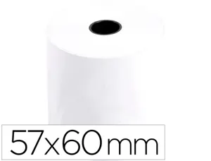 Bobine thermique q-connect 57mm largeur x 60mm diametre  55gr sans bisphenol a — Non classé