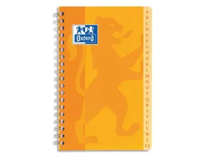 Répertoire oxford reliure intégrale couverture lavable touches plastifiées 170x220mm 180 pages 90g 5x5mm assortis — Non…
