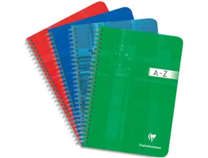 Répertoire clairefontaine reliure intégrale papier vélin velouté couverture lavable a5 148x210mm 180 pages 90g 5x5 — Non…