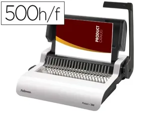 Perforelieuse fellowes pulsar+300 manuelle 300f perforation 20f anneaux maxi 38mm usage fréquent bac a4 460x420x135mm — Non…