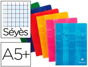 Cahier piqué clairefontaine papier vélin velouté couverture pelliculée a5+ 17x22cm 144 pages 90g séyès — Non classé