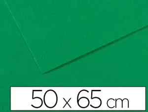 Papier dessin canson feuille mi-teintes nº575 grain gélatiné haute teneur coton 160g 50x65cm unicolore vert billard — Non…