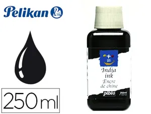 Encre de chine pébéo plume pinceau couleur noir flacon 250ml — Non classé
