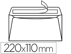 Enveloppe gpv green erapure recyclée dl 110x220mm 90g bande auto-adhésive boîte 500 unités — Non classé