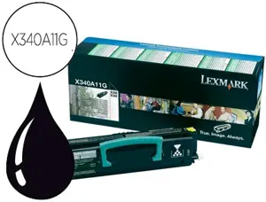 Toner laser original lexmark x340a11g 2500 p noir — Non classé