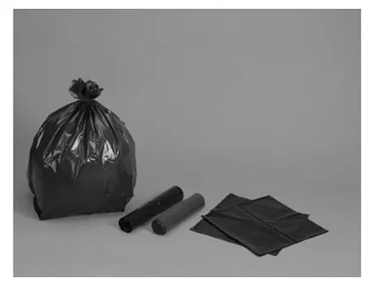 Sac poubelle polyéthylène basse densité renforcé 100l 50 microns coloris noir paquet 25 unités — Non classé
