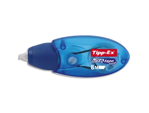 Correcteur tipp-ex micro tape twist dévidoir mini ruban polyester 5mmx8m capuchon forme ergonomique — Non classé