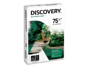 Papier discovery multifonction grand volume sans bourrage a3 75g/m2 blancheur 161 opacité 92 rigidité 100 500 feuilles —…