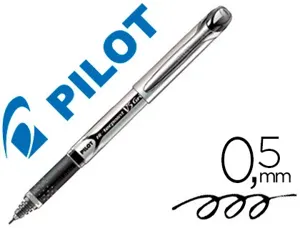 Stylo pilot v7 grip écriture moyenne 0.5mm clip métal grip préhension niveau encre liquide visible 1600m écriture noir —…