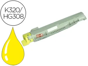 Toner laser original dell k7320/hg308 8000 p jaune — Non classé