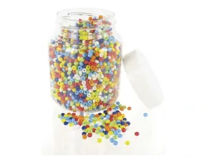 Perle rocaille opaque diamètre 5mm bocal 500g — Non classé