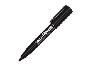 Marqueur pentel nn50 permanentpointe conique tracé 1.1mm encre indélébile corps plastique recyclé tout support noir nn 5 —…