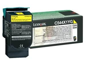 Toner laser original lexmark c544 4000 p jaune — Non classé