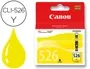 CANON 1LB CLI-526Y ink cartridge yellow standard capacity 9ml 525 pages 1-pack — Cartouches & toners — vue 2