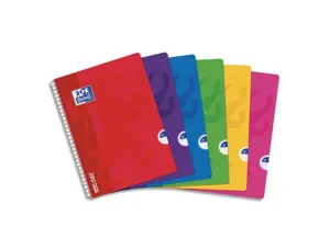 Cahier oxford openflex reliure intégrale couverture polypropylène transparent a4 21x29,7cm 180 pages séyès page de garde —…