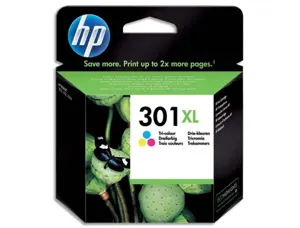 Cartouche d'encre original hp 301xl 330 p cyan/magenta/jaune pack 3 couleur — Non classé