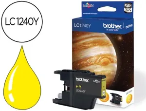 Cartouche d'encre original brother lc1240y 600 p jaune — Non classé