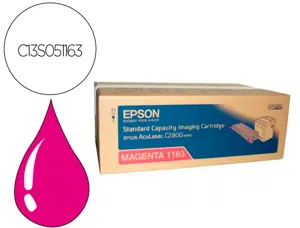 Toner laser original epson c13s051163 2000 p magenta