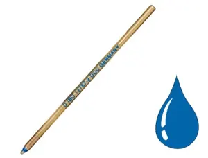 Recharge universelle stylo-bille courte laiton largeur moyenne coloris bleu — Non classé