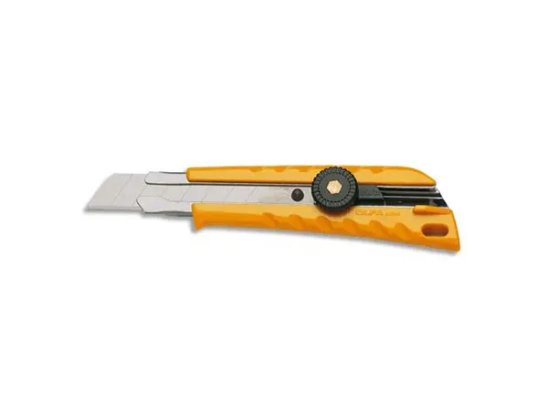 Cutter olfa l1 corps abs lame acier 18mm blocage par molette guide lame longueur 147mm — Non classé