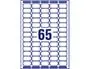 AVERY Mini étiquette d'adresse laser, 38,1 x 21,2 mm, blanc — Fournitures — vue 2