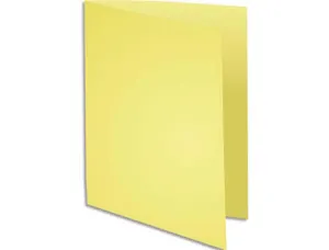 Chemise exacompta super carte 240x320mm 210g coloris jaune pack 100 unités — Non classé