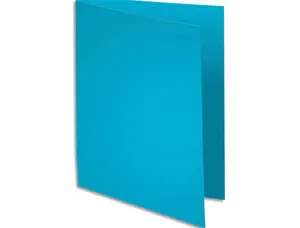 Chemise exacompta super carte 240x320mm 210g coloris bleu clair pack 100 unités — Non classé