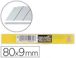 Lame rechange olfa cutter 9mm acier inoxydable étui 10 unités — Non classé