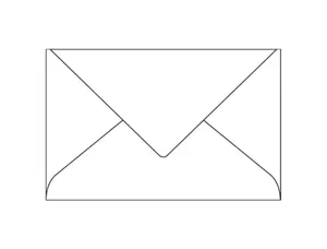 Enveloppe clairefontaine pollen 90x140mm 120g coloris blanc étui 20 unités — Non classé