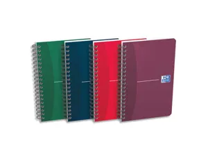 Carnet oxford essentials reliure intégrale couverture pelliculée 11x17cm 180 pages 5x5mm coloris assortis — Non classé