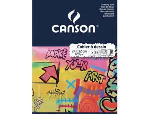 Cahier dessin piqué canson 24x31,5cm 24 pages 120g uni — Non classé