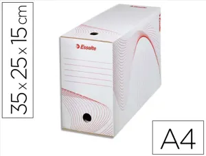 Boite archives esselte boxy dos 150mm coloris blanc lot 5 — Non classé