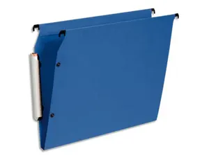 Dossier suspendu esselte lmg armoire polypropylene opaque fond 15 bouton-pression coloris bleu paquet 10 — Non classé