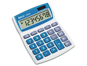 Calculatrice ibico bureau 208x ecran lcd 8 chiffres ecran inclinable blister — Non classé