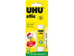 Colle blanche uhu stic 8,2 g sans solvant lavable a l eau — Non classé